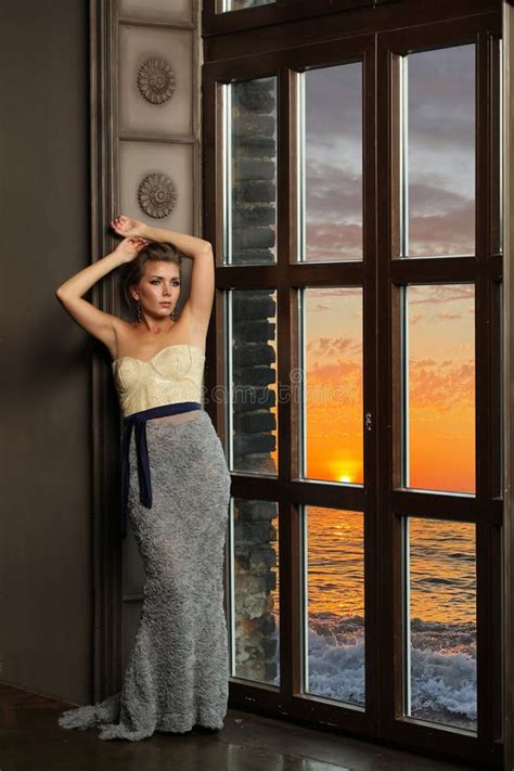 Fashion Beautiful Perfect Model Pretty Lady With Dark Tanned Skin Nice Woman Brunette Hair