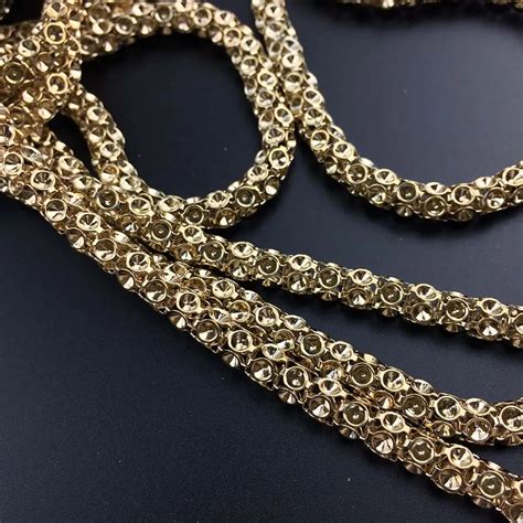 6mm Golden Decorative Chain1 Yardlotgarment Accessories Dancing Bag