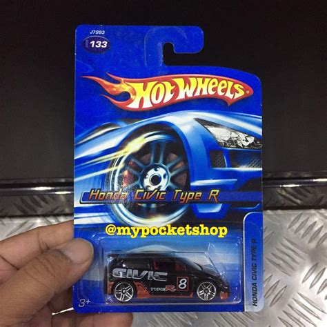 Hot Wheels HONDA CIVIC TYPE R EP Black Hotwheels Collector