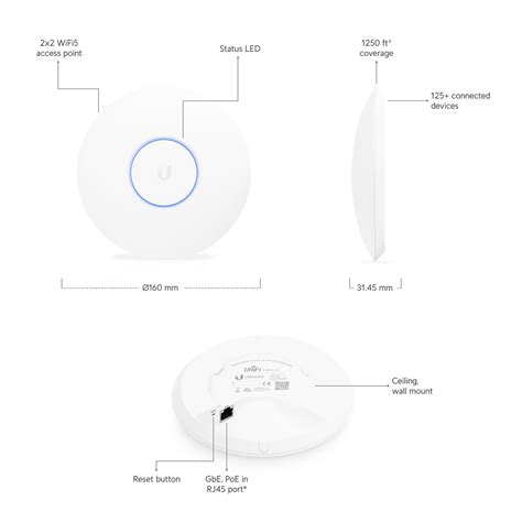 Ubiquiti UniFi AP AC Lite Indoor Access Point | Evolution Electronics ...