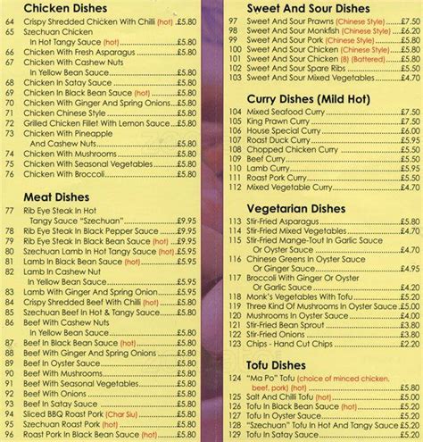 Menu At Golden Bird Restaurant London 379 Mile End Rd