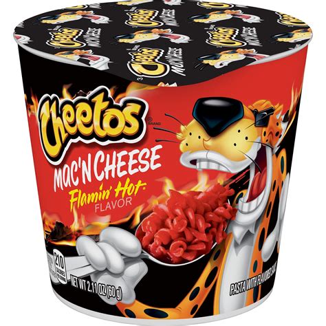 Cheetos Flamin Hot Mac N Cheese Spicy Microwavable Shelf Stable