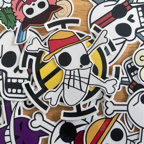 One Piece Jolly Roger Decal Etsy