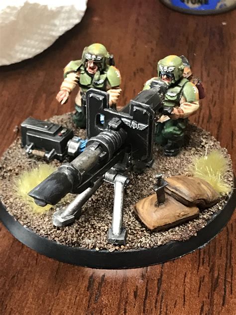 Warhammer Astra Militarum Cadian Heavy Weapon Lascannon