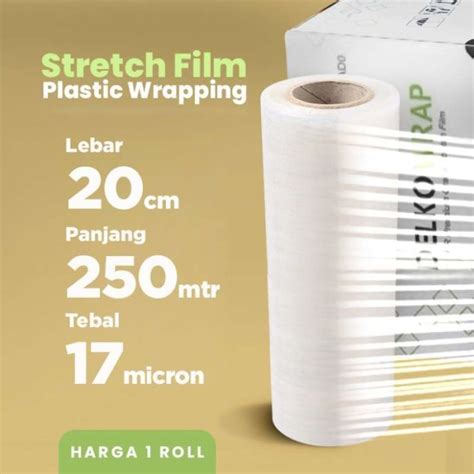 Jual Plastik Wrap Bening Cm X M Wrapping Wraping Stretch Film