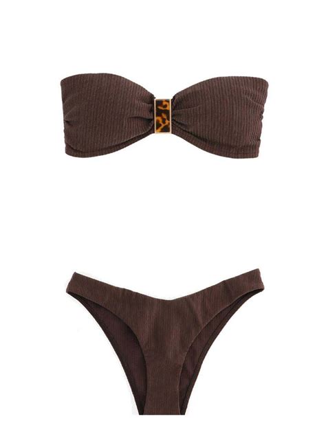 Buy Zimmermann Laurel Bikini Brown At 19 Off Editorialist