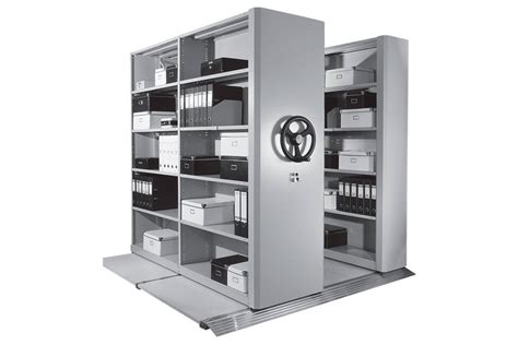 Как пользоваться передвижными архивными стеллажами - Логард