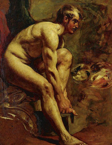 Male Nude By William Etty Oil Painting Reproduction For Sale