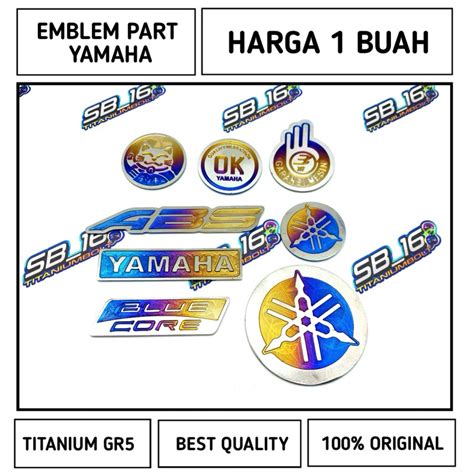 Yamaha Titanium Emblem Shopee Philippines