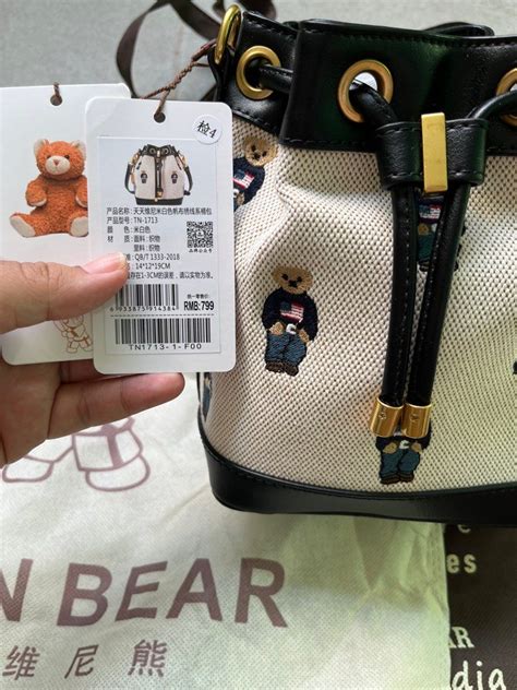 Ttwn Bear Bucket Bag On Carousell