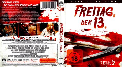 Freitag Der 13 Teil 2 German Blu Ray Cover German DVD Covers