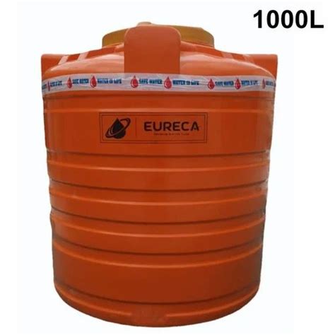 L Eureca Orange Hdpe Water Tank At Rs Piece Hdpe Tank In