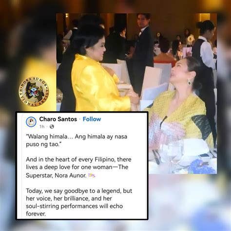 Nora - from CHARO SANTOS “Walang himala… Ang himala ay nasa puso ng tao