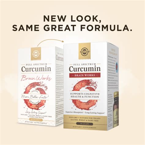 Куркумин, поддержка когнитивного здоровья, Curcumin, Brain Works ...