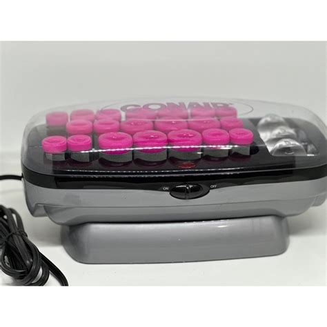 VTG Conair Hot Rollers Set W Clips Hair Styling Tool Flocked Heat Rollers TESTED Etsy