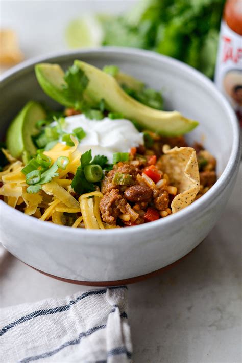 Naked Beef Burrito Skillet Simply Scratch