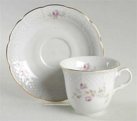 Spring Garden Flat Cup Saucer Set By Sko Replacements Ltd