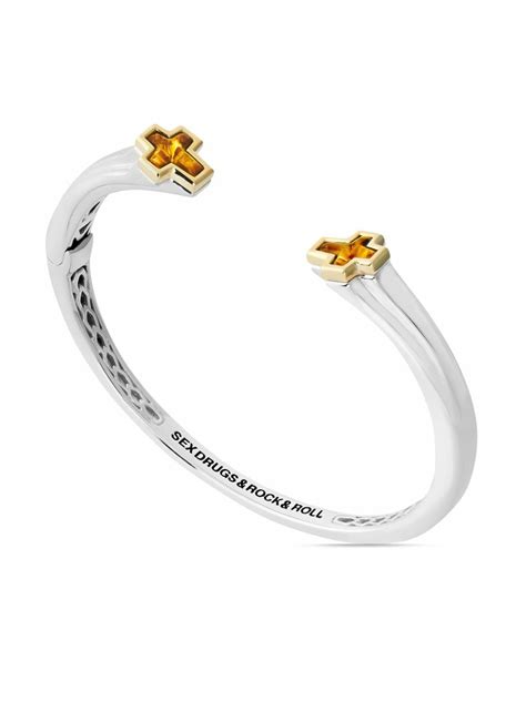 Stephen Webster K Yellow Gold Sex Drugs Rock Roll Citrine Bracelet Stephen Webster