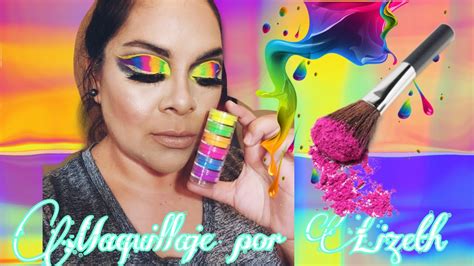 Maquillaje Con Pigmentos Neon YouTube