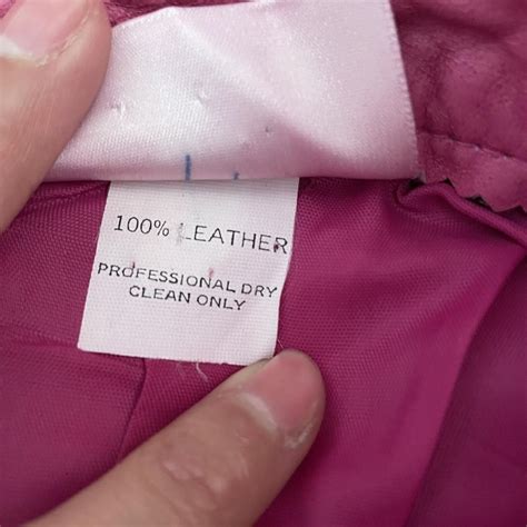 Vintage 90s Hot Pink Leather Midi Skirt Depop