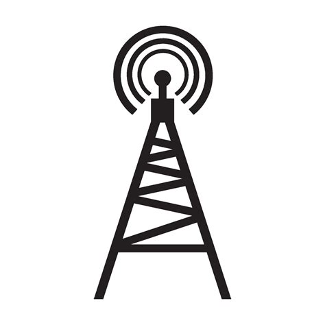 Signal Transmitter Icon Logo Vector Design Template 36878198 Vector Art