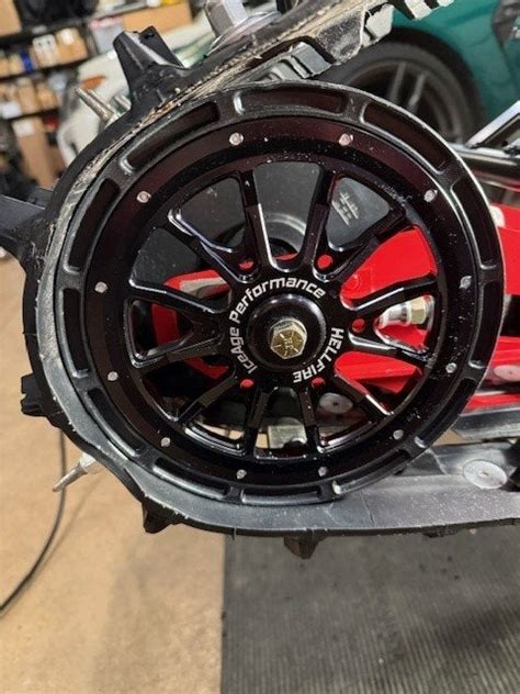 Ice Age HELLFIRE 8 WHEELS IN BLACK Two Of Them Hardcore Sledder
