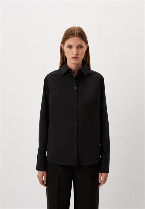 Рубашка Nude Story цвет черный MP XW PIFL купить в интернет