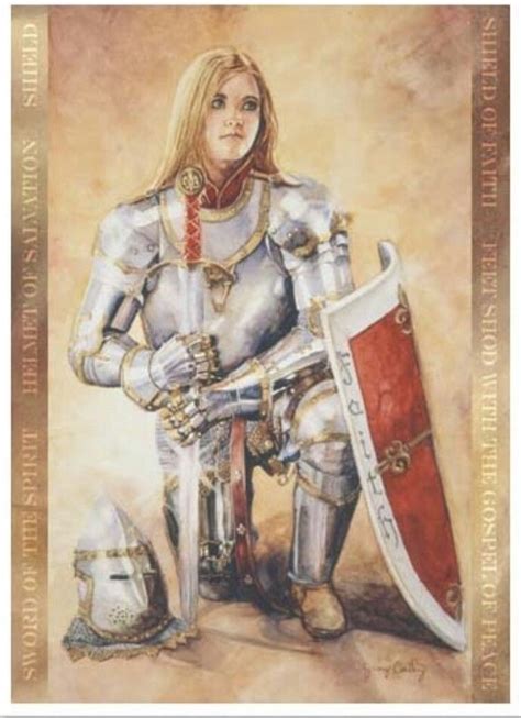 Woman Of God Warrior Armor Of God Shield Of Faith Lds Art