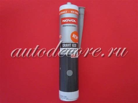 NOVOL GRAVIT 630 Полиуретановый герметик для стыков и швов серый 310 гр ...