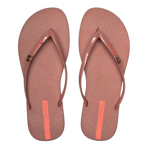 Chinelo Feminino Ipanema Brasil Chic Rose Rosa