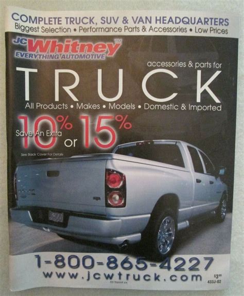 Jc Whitney Truck And Automotive Catalogs 2003 And 2004 Ebay