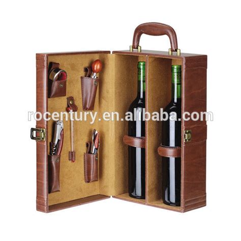 2 Bottles Leather Wine Carrierchina Ro Price Supplier 21food