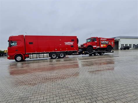 Scania Dakar race truck + Scania 6×4 NGS service truck + special ...