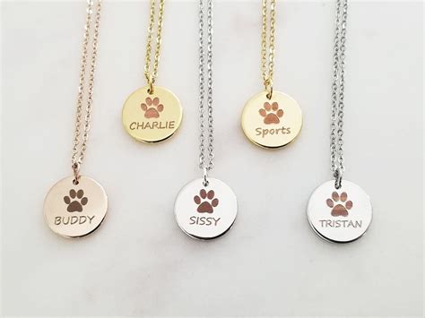 Paw Print Jewelry Custom