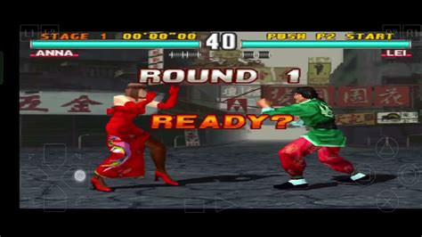 Tekken 3 Anna Vs Lei Fight Youtube