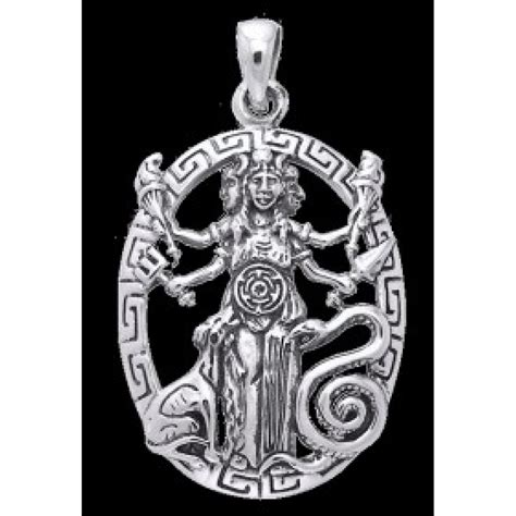 Silver Hecate Pendant