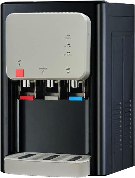 Hot Warm Cold Indoor Tabletop Water Dispenser Sy Electronic Cooling Black Grey Sy Water