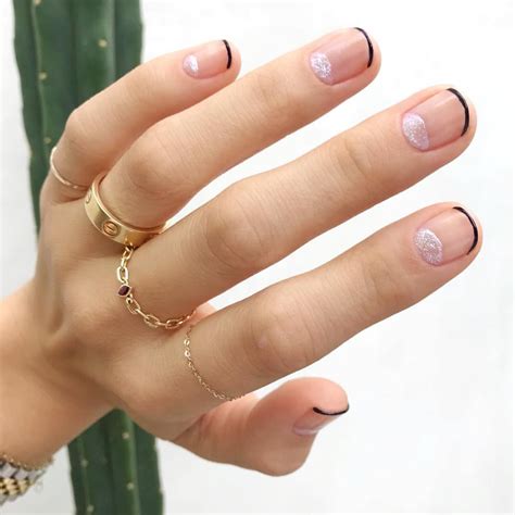 Negative Space Manicures Are The New Nude Nails Who What Wear