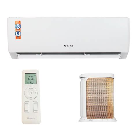 Ar Condicionado Gree 12000 Quente E Frio - Ar-Condicionado Split Gree Inverter Quente e Frio 12000 BTUS GWH12AGC ...