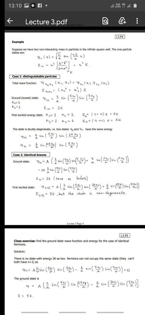 Hilbert Space Degeneracy In N Particle Quantum System Physics