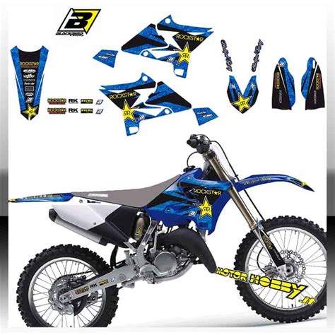 KIT GRAFICHE BLACKBIRD YAMAHA YZ 125 250 2002 2014 ROCKSTAR ENERGY