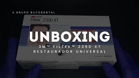 UNBOXING Resinas 3M Filtek XT Restaurador Universal YouTube