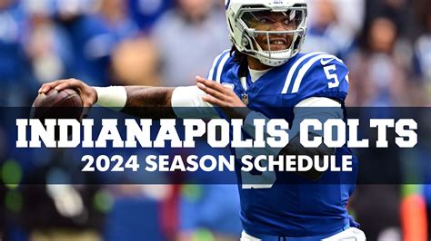 2024 Indianapolis Colts season schedule