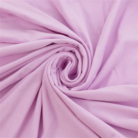 Solid Dbp Fabric Double Brushed Polyester Light Lavender 1yd