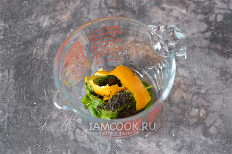 Холодный чай с апельсином и мятой — рецепт с фото пошагово