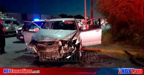 Hoy Tamaulipas Tamaulipas Cinco Heridos Deja Choque Con Volcadura De