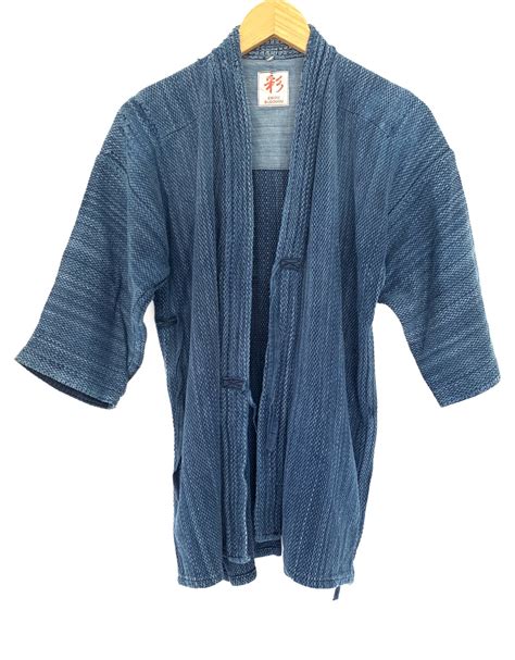 Kapital Kimono Blue Indigo Dyed Woven Kapital Japanese Traditional