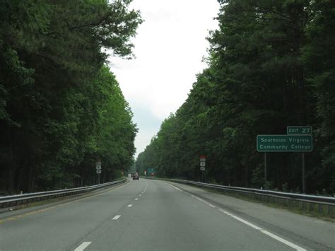 Virginia Interstate 85 Northbound Cross Country Roads