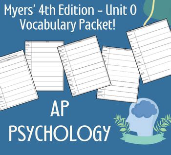 Myers Psychology For Ap Answer Key