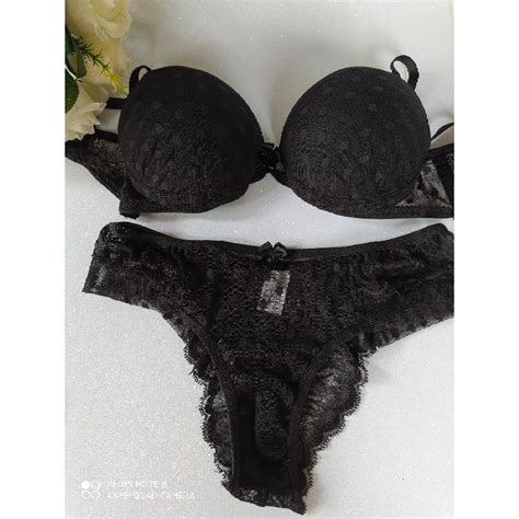 Conjunto De Lingerie De Renda Shopee Brasil